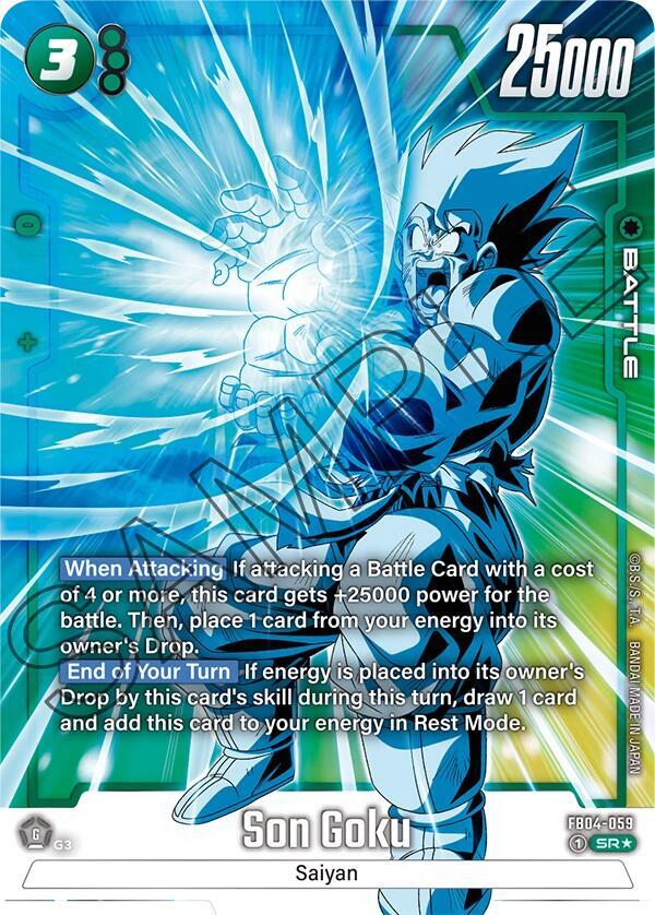 Son Goku (Alternate Art) FB04-059 card from Ultra Limit