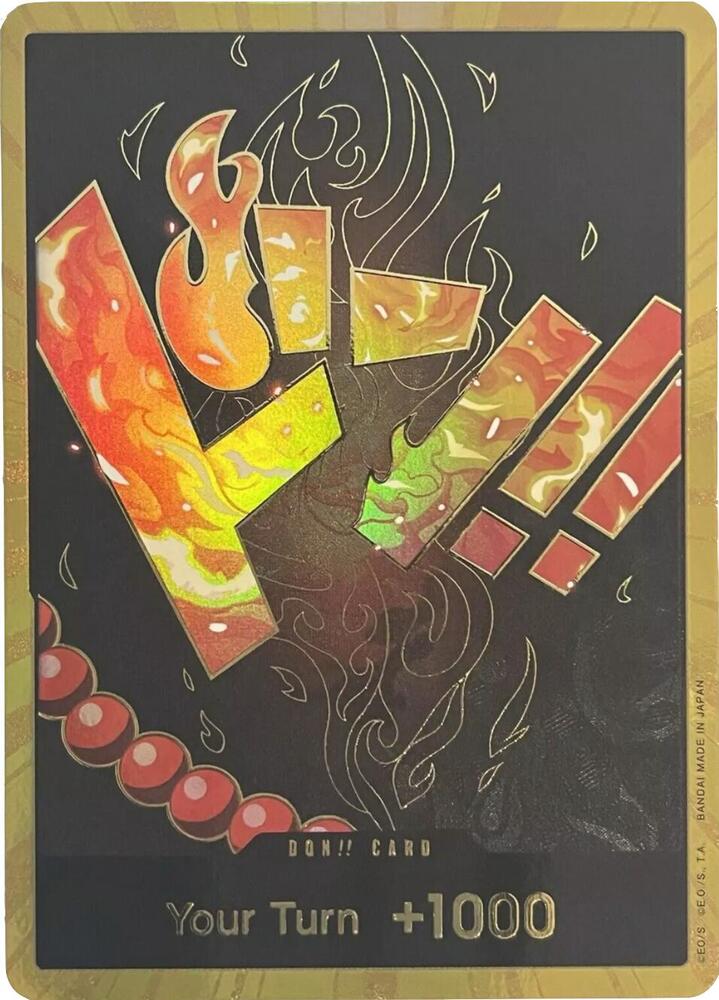 DON!! Card (Ace) (Gold) card from Premium Booster -The Best-