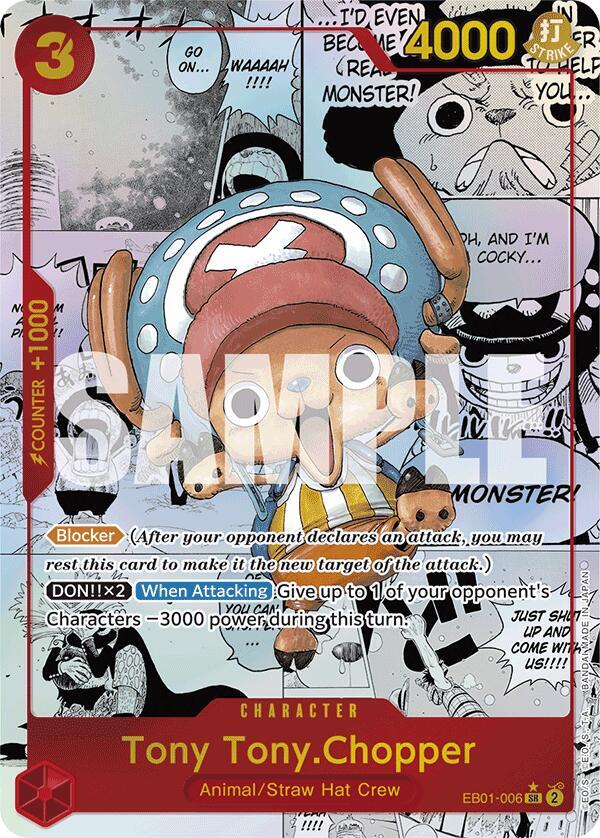 Tony Tony.Chopper (Manga) EB01-006 card from Premium Booster -The Best-