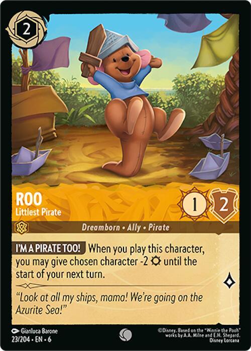 Roo - Littlest Pirate 23/204 card from Azurite Sea
