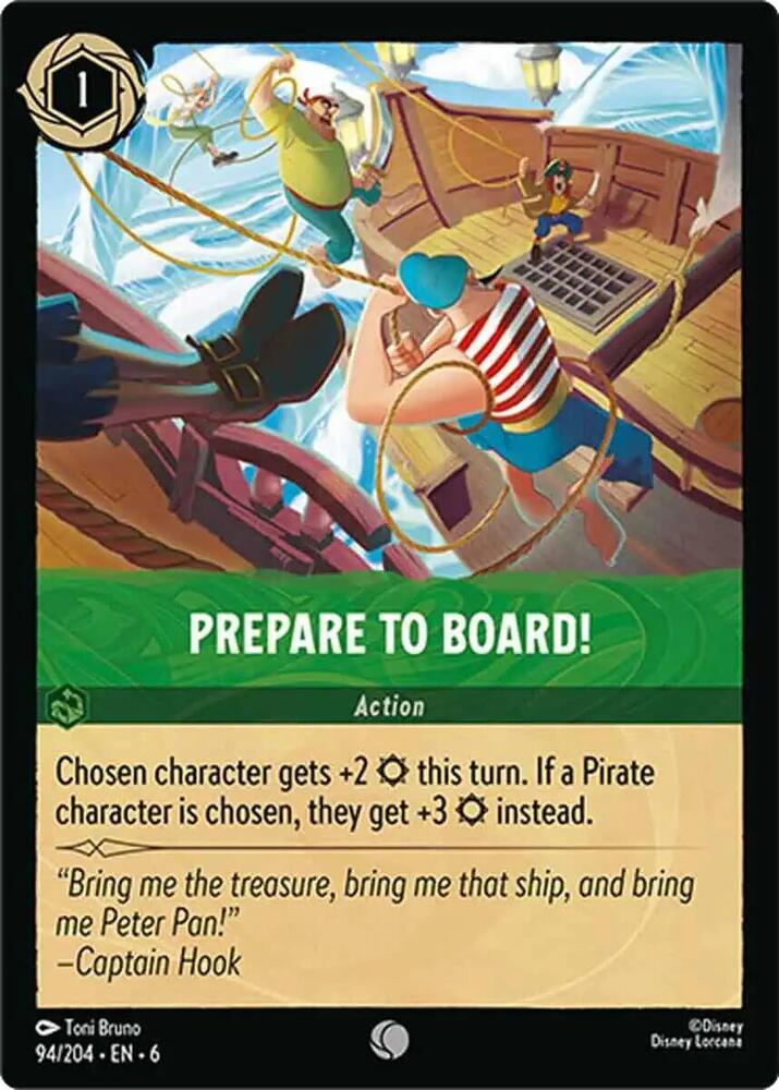 Prepare to Board! 94/204 card from Azurite Sea