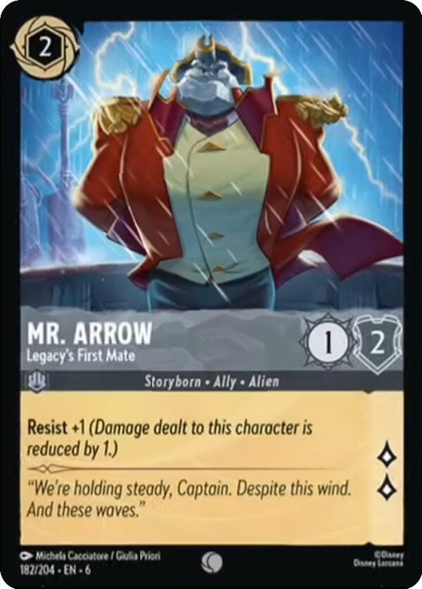 Mr. Arrow - Legacy's First Mate 182/204 card from Azurite Sea