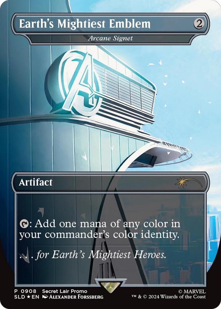 Earth's Mightiest Emblem - Arcane Signet (Rainbow Foil) 908 card from Secret Lair Drop Series
