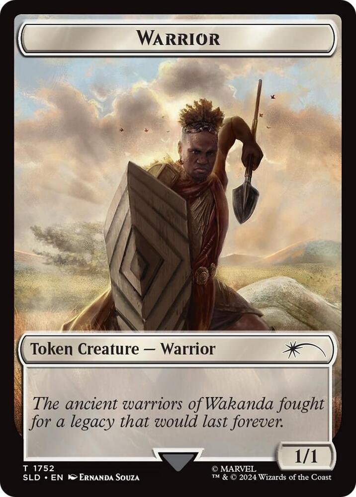 Warrior Token 1752 card from Secret Lair Drop Series