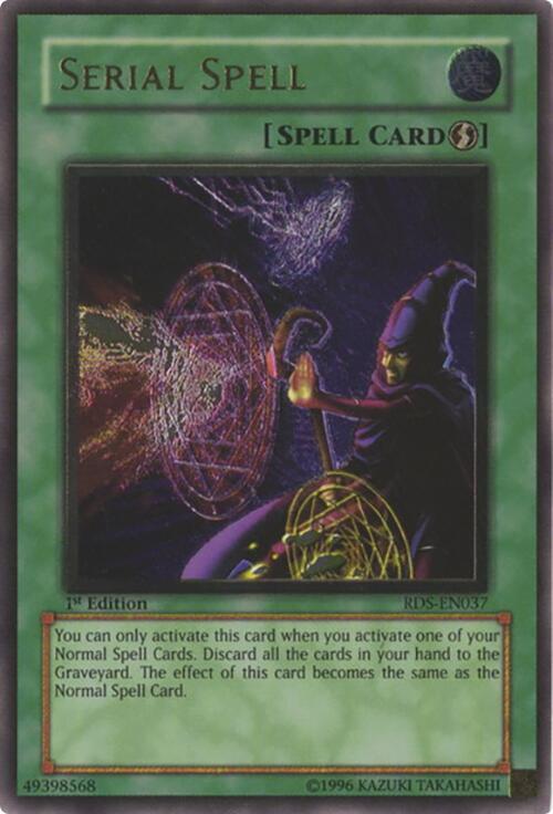 Serial Spell (UTR) RDS-EN037 card from Rise of Destiny