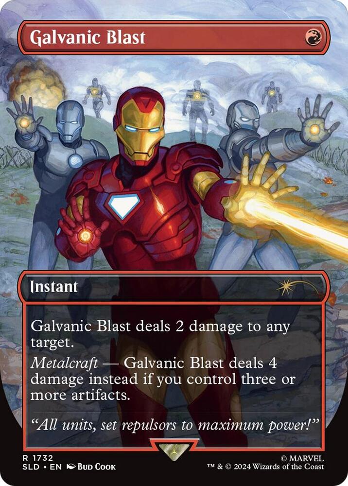 Galvanic Blast (Rainbow Foil) 1732 card from Secret Lair Drop Series