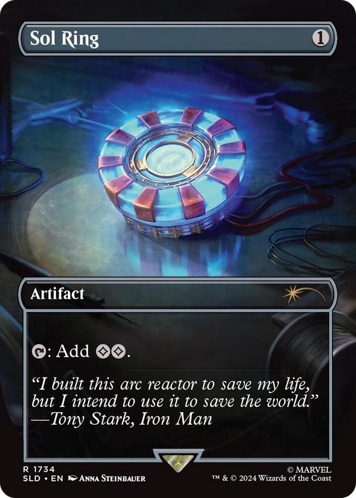 Sol Ring 1734 card from Secret Lair Drop Series