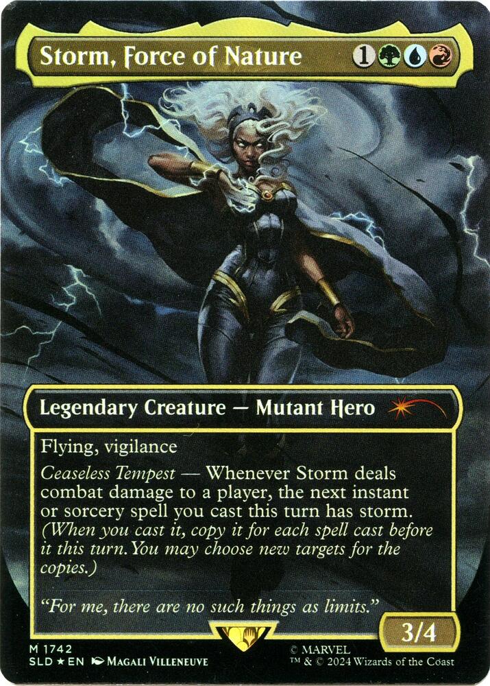 Storm, Force of Nature (Rainbow Foil) 1742 card from Secret Lair Drop Series