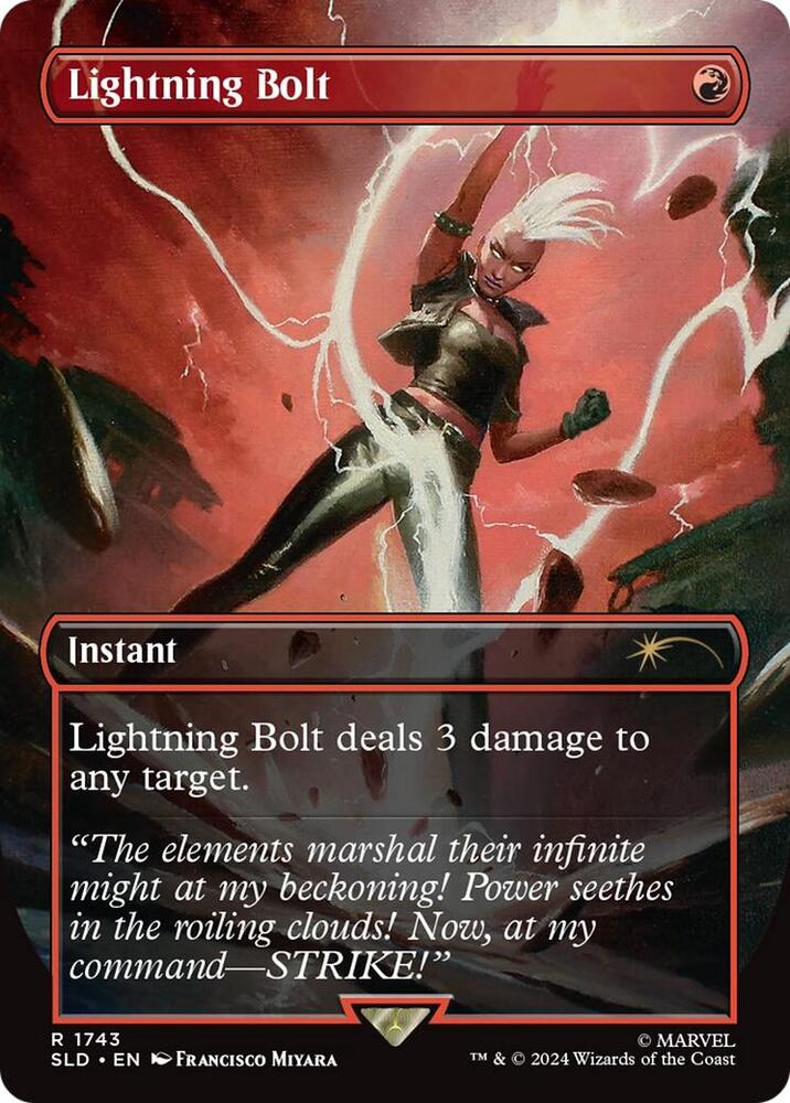 Lightning Bolt (Rainbow Foil) 1743 card from Secret Lair Drop Series