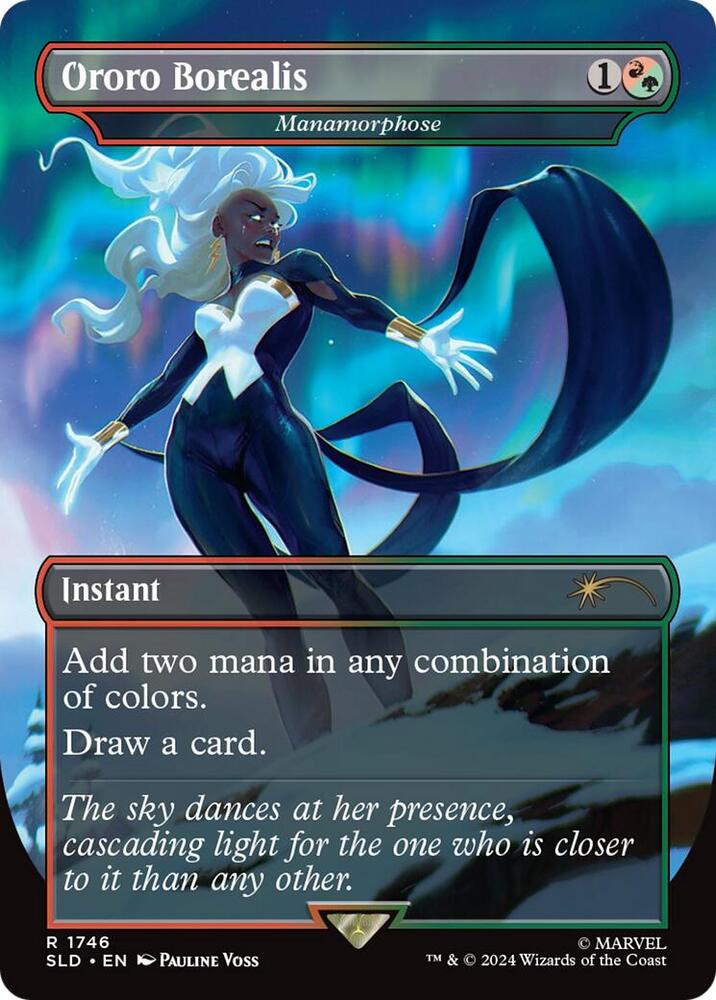 Ororo Borealis - Manamorphose 1746 card from Secret Lair Drop Series