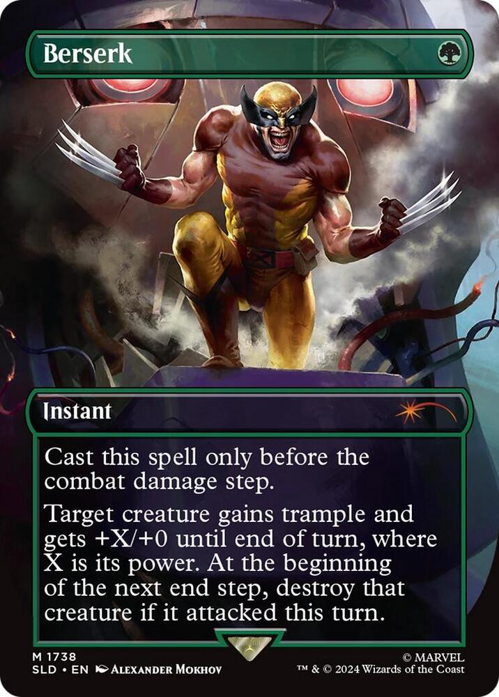 Berserk (Rainbow Foil) 1738 card from Secret Lair Drop Series