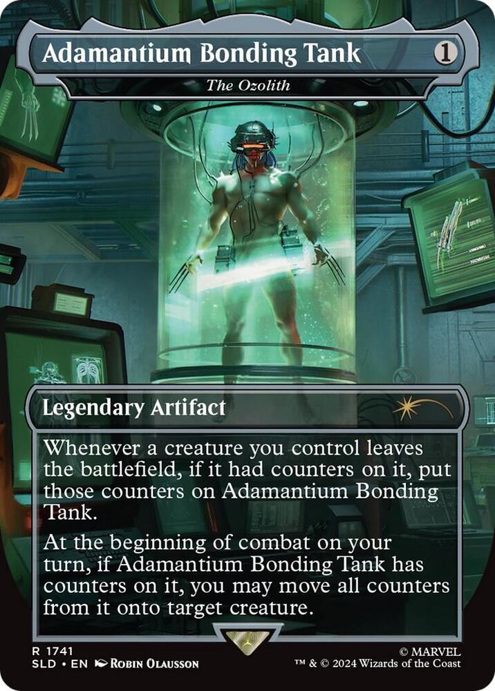 Adamantium Bonding Tank - The Ozolith 1741 card from Secret Lair Drop Series