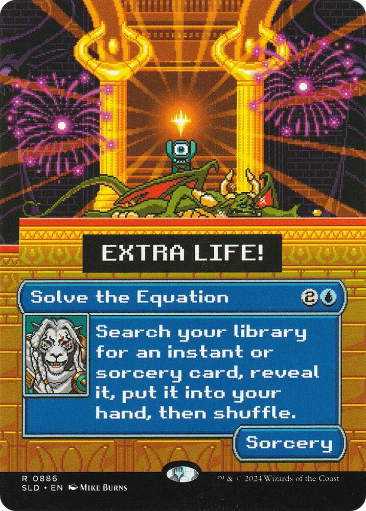 Solve the Equation 886 card from Secret Lair Drop Series