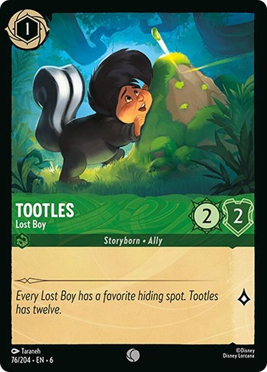 Tootles - Lost Boy 76/204 card from Azurite Sea