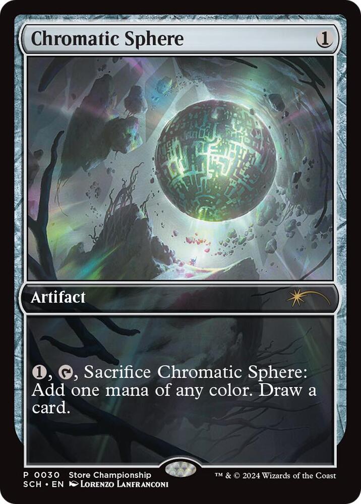 Chromatic Sphere 30 card from Game Day & Store Championship Promos