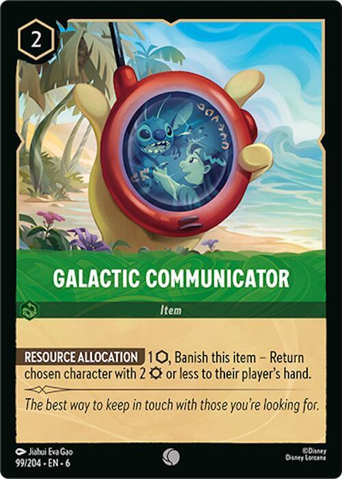 Galactic Communicator 99/204 card from Azurite Sea