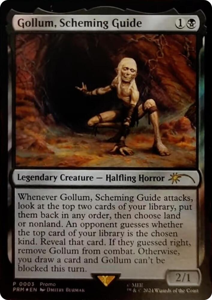 Gollum, Scheming Guide 3 card from Unique and Miscellaneous Promos