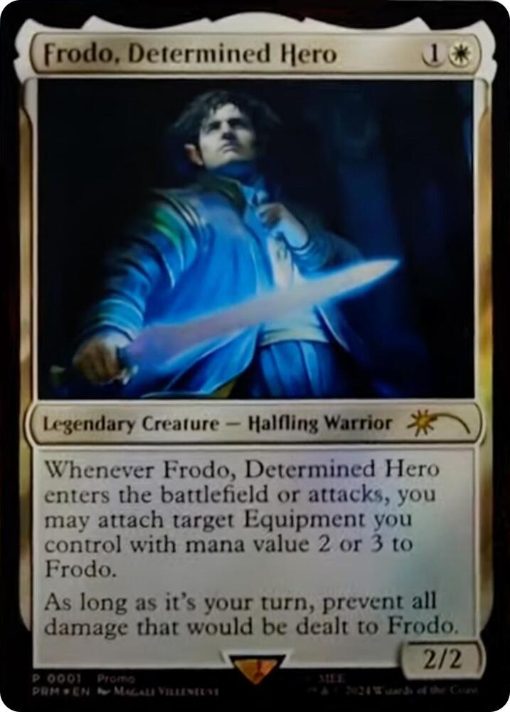 Frodo, Determined Hero 1 card from Unique and Miscellaneous Promos
