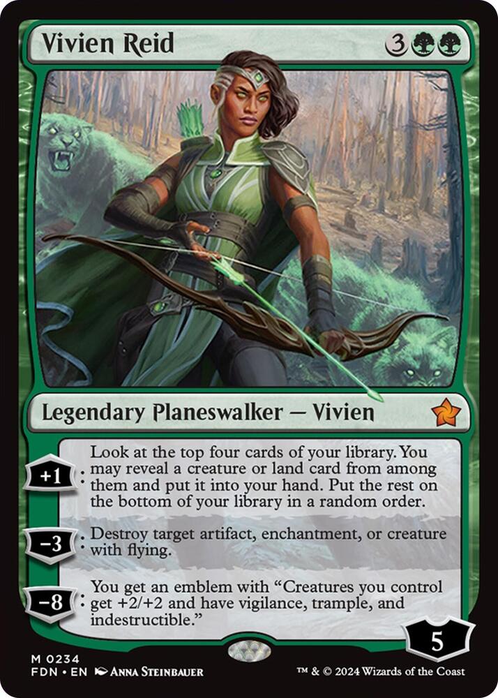Vivien Reid 234 card from Foundations