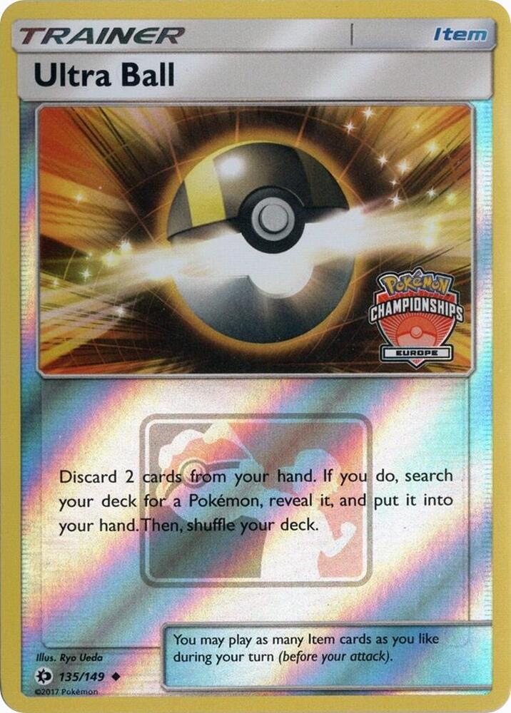 Ultra Ball (Europe Championships) 135/149 card from League & Championship Cards
