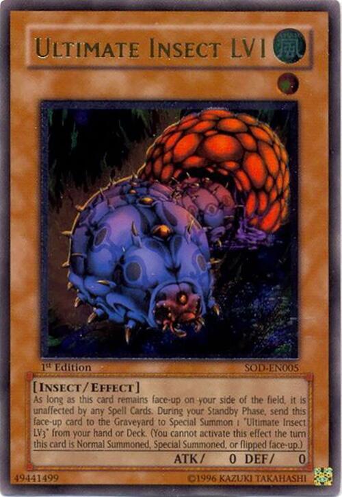 Ultimate Insect LV1 (UTR) SOD-EN005 card from Soul of the Duelist