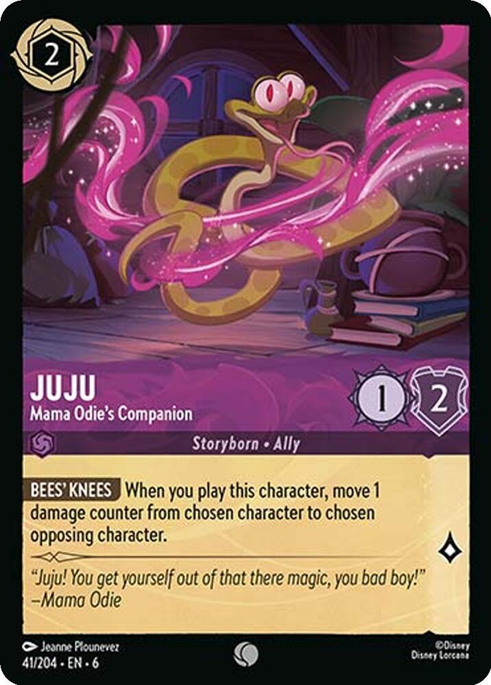 Juju - Mama Odie's Companion 41/204 card from Azurite Sea