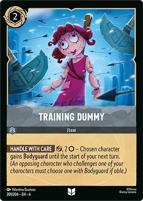 Training Dummy 201/204 card from Azurite Sea
