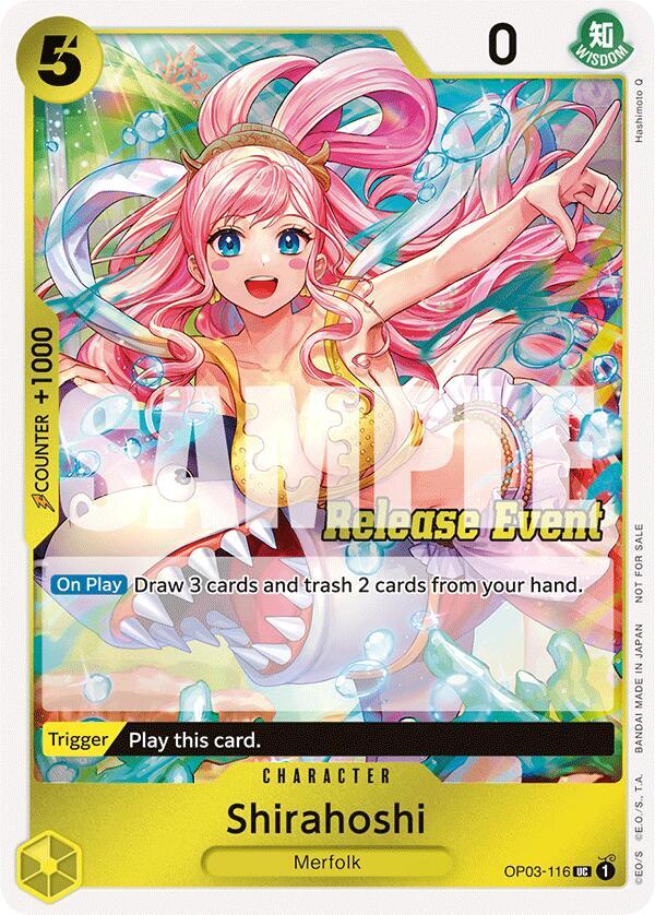 Shirahoshi (ST15 - ST20 Release Event Winner Pack) OP03-116 card from One Piece Promotion Cards