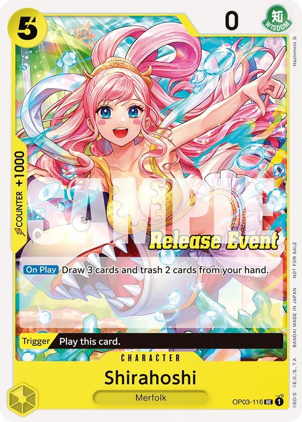 Shirahoshi (ST15 - ST20 Release Event Pack) OP03-116 card from One Piece Promotion Cards