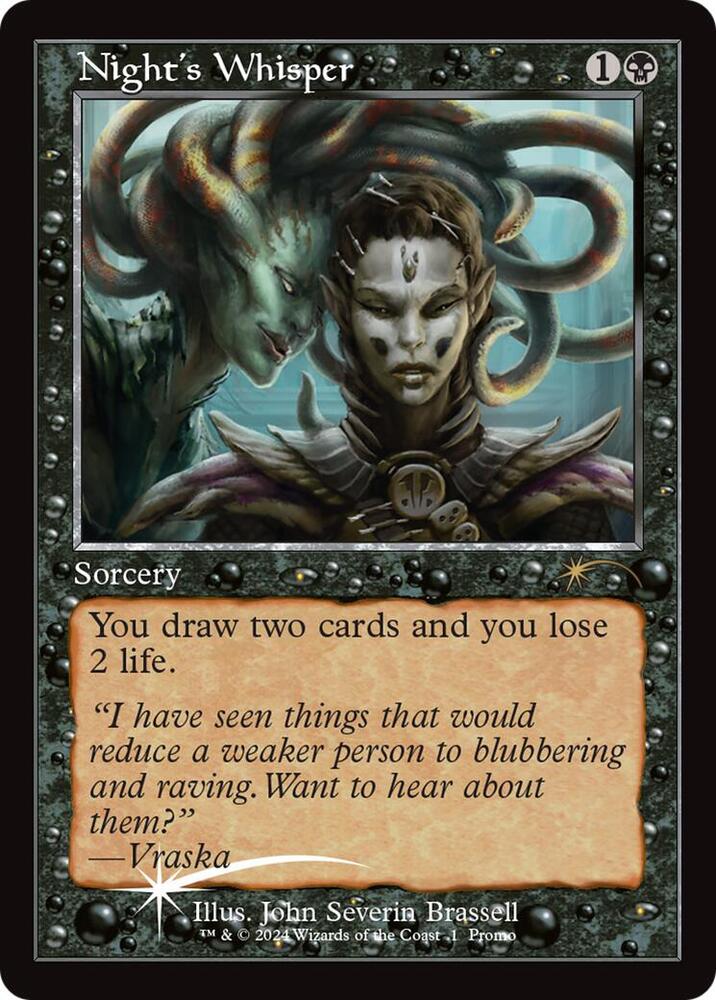 Night's Whisper (Retro Frame) 1 card from Open House Promos
