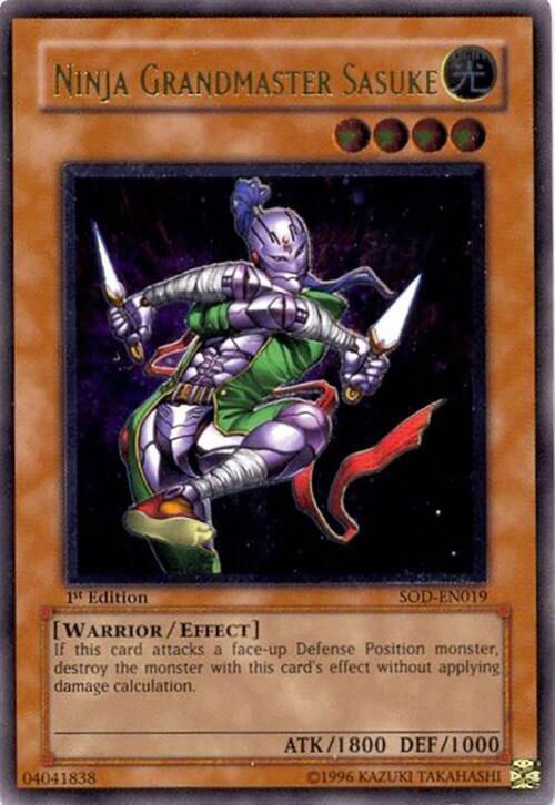 Ninja Grandmaster Sasuke (UTR) SOD-EN019 card from Soul of the Duelist