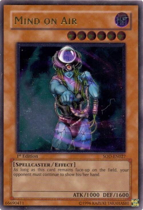 Mind on Air (UTR) SOD-EN027 card from Soul of the Duelist