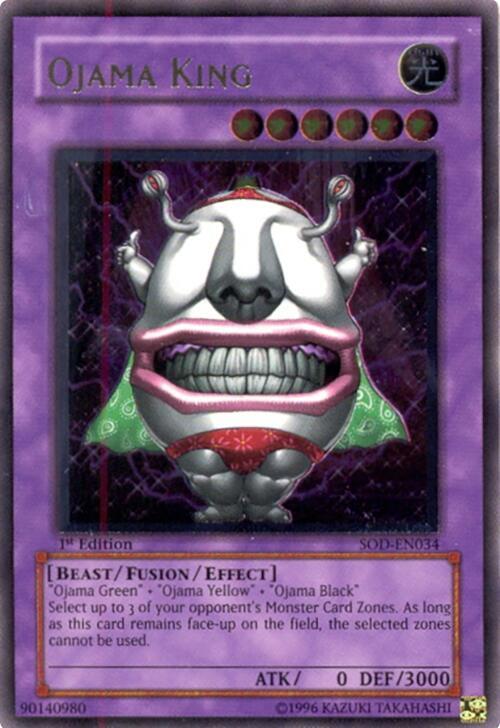 Ojama King (UTR) SOD-EN034 card from Soul of the Duelist