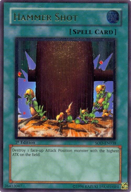 Hammer Shot (UTR) SOD-EN038 card from Soul of the Duelist