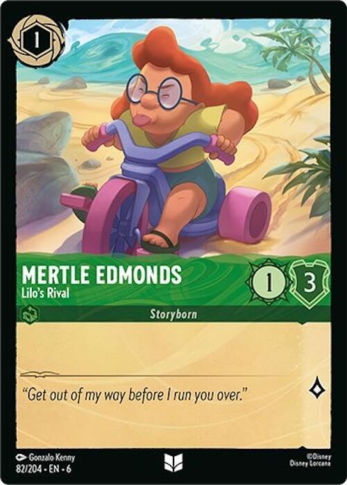 Mertle Edmonds - Lilo's Rival 82/204 card from Azurite Sea