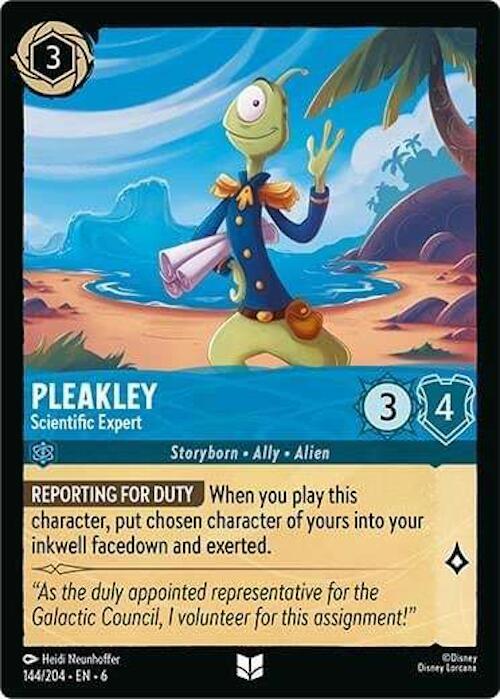 Pleakley - Scientific Expert 144/204 card from Azurite Sea