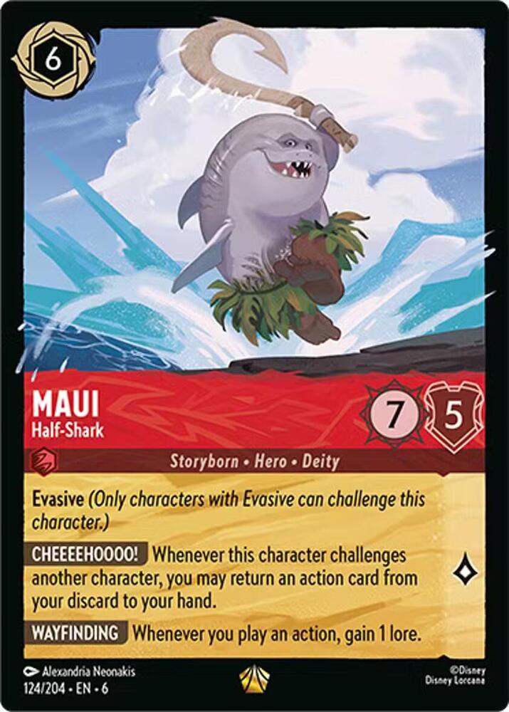 Maui - Half-Shark 124/204 card from Azurite Sea