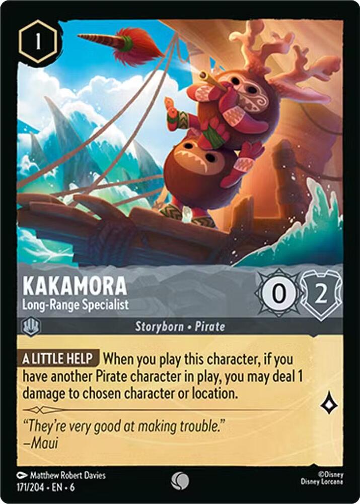 Kakamora - Long-Range Specialist 171/204 card from Azurite Sea