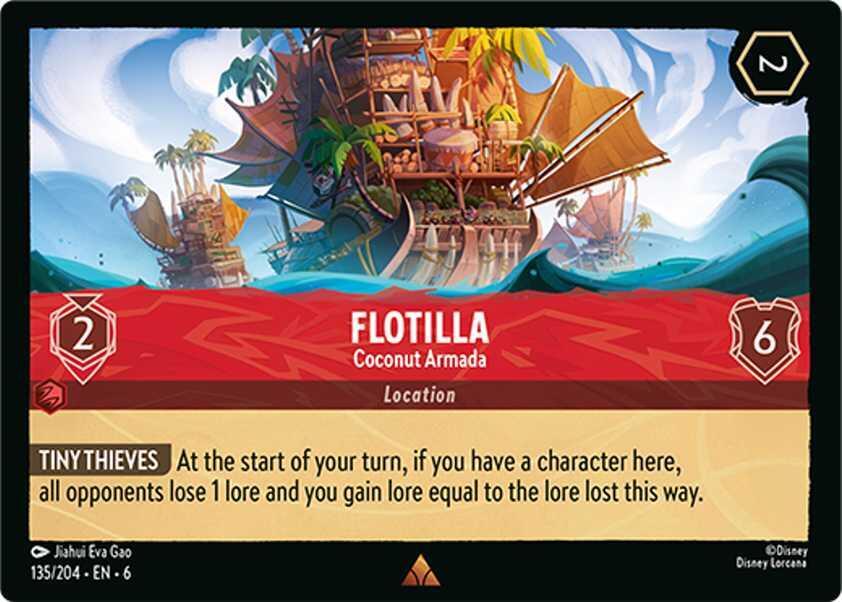 Flotilla - Coconut Armada 135/204 card from Azurite Sea