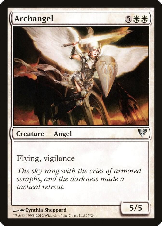 Archangel 5 card from Avacyn Restored