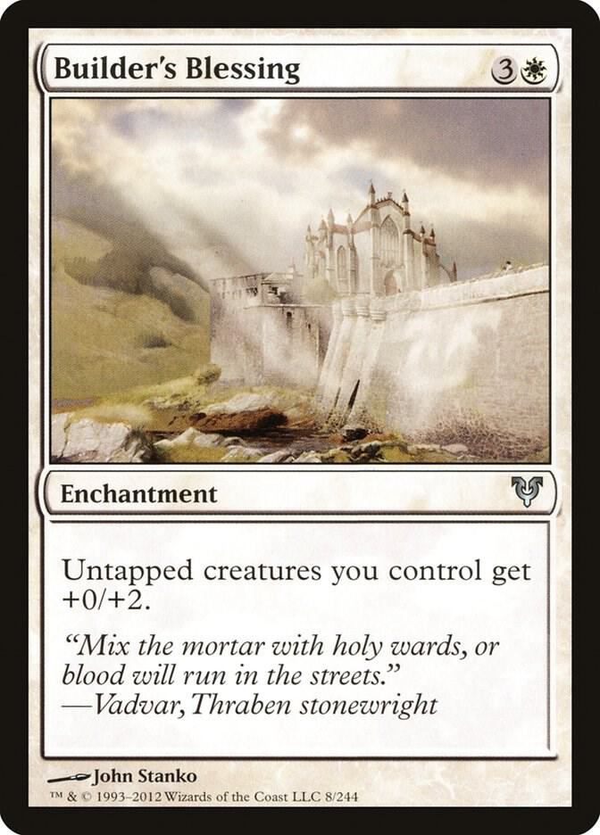 Builder's Blessing 8 card from Avacyn Restored