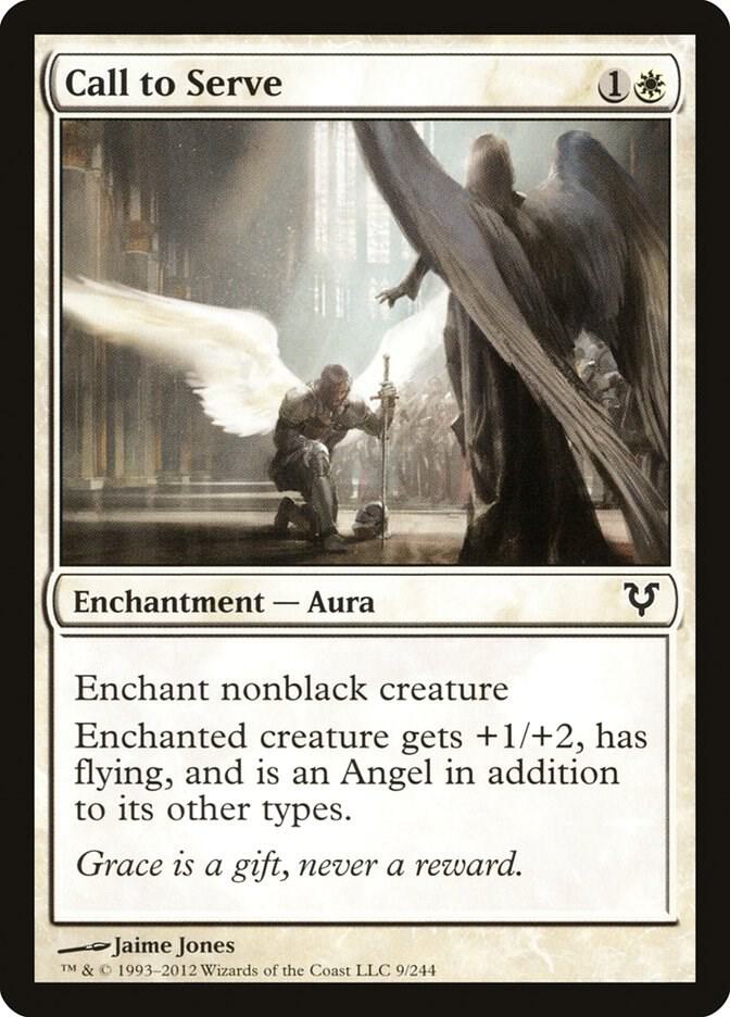 Call to Serve 9 card from Avacyn Restored
