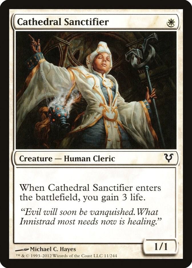 Cathedral Sanctifier 11 card from Avacyn Restored