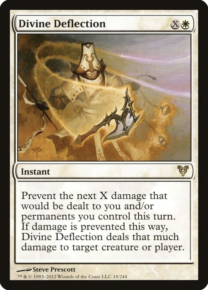 Divine Deflection 18 card from Avacyn Restored