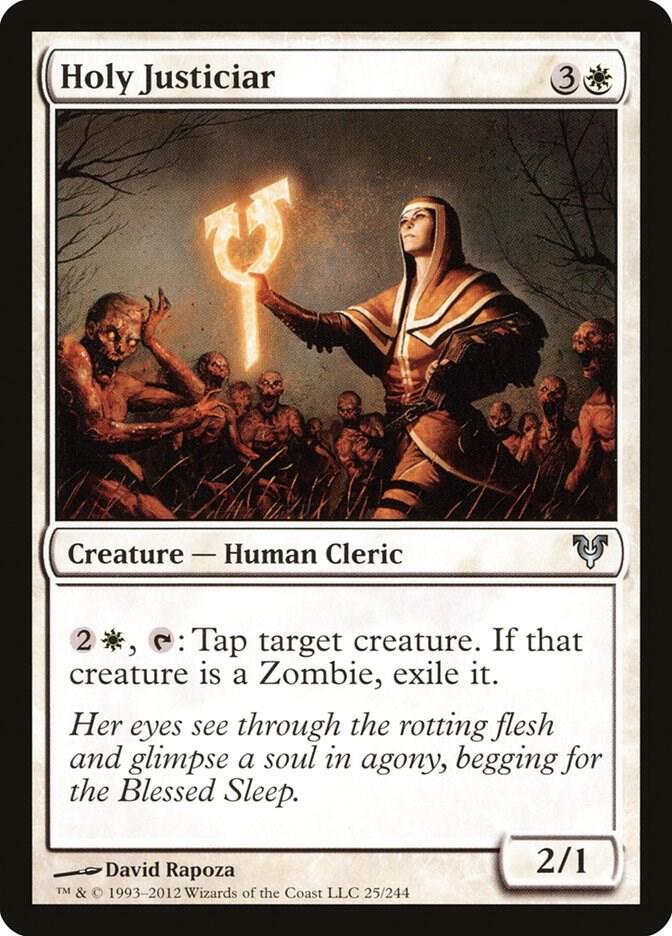 Holy Justiciar 25 card from Avacyn Restored