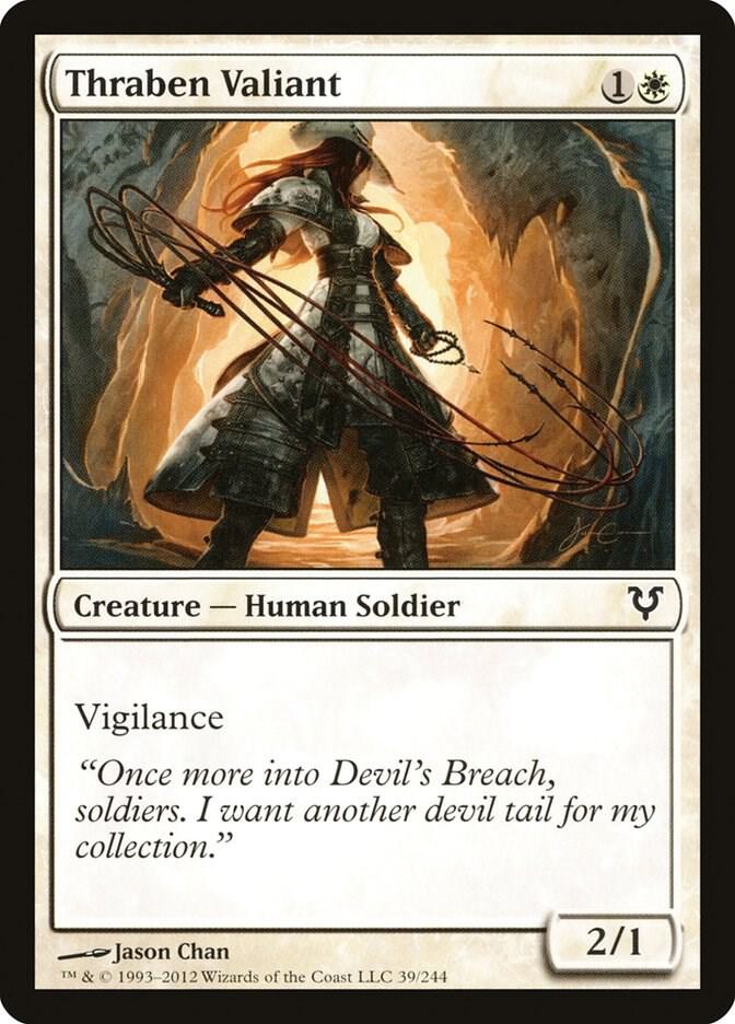 Thraben Valiant 39 card from Avacyn Restored