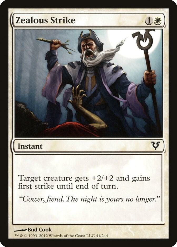 Zealous Strike 41 card from Avacyn Restored