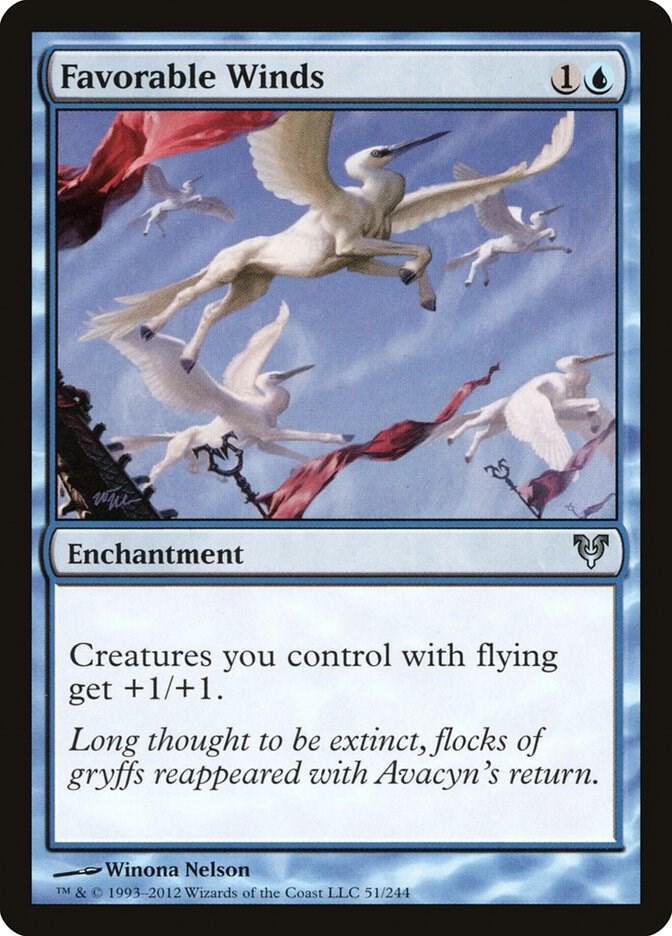Favorable Winds 51 card from Avacyn Restored