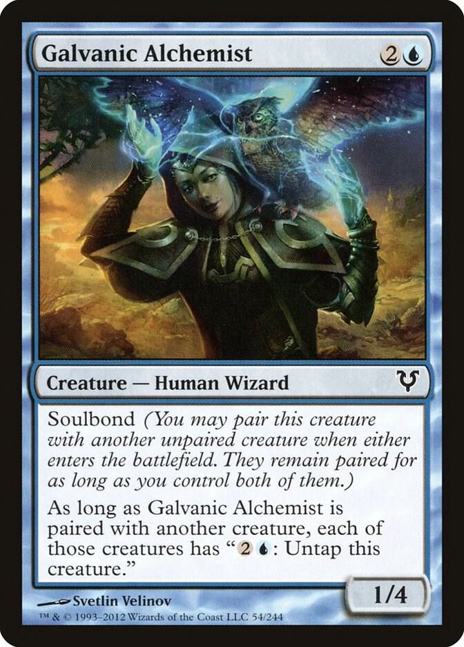 Galvanic Alchemist 54 card from Avacyn Restored