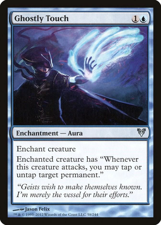 Ghostly Touch 58 card from Avacyn Restored